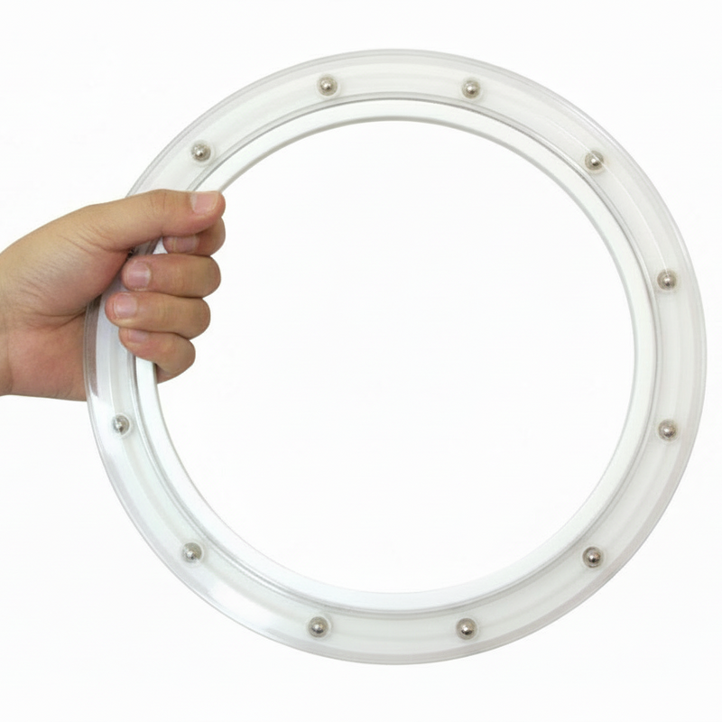 12" Plastic Lazy Susan w/white center